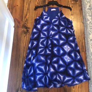 Deep blue Calvin Klein dress